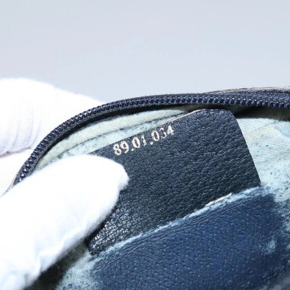 GUCCI GG Supreme Sherry Line Clutch Bag PVC Navy Red 89 01 034 Auth 103583 - Picture 11 of 16